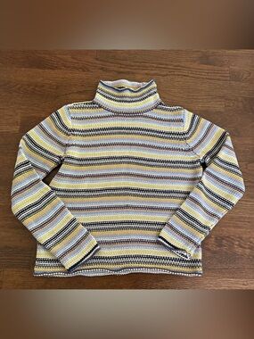 Striped Turtleneck Sweater